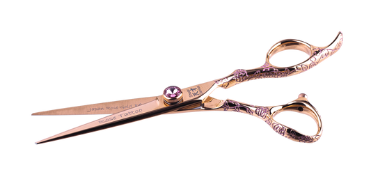 5.5 - 6.5 Rose Tattoo Professional Hairdressing Scissors