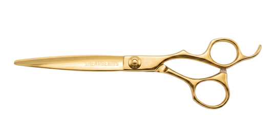 Goldie 24K gold-plated hairdressing scissor by ShearGenius