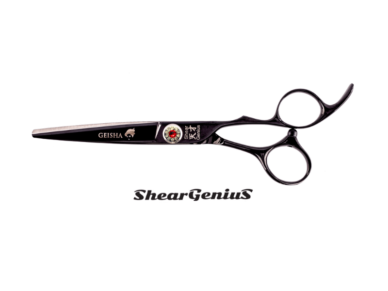 ShearGenius Hairdressing Scissor 5.0 / Red Diamante Geisha Professional Hairdressing Scissors