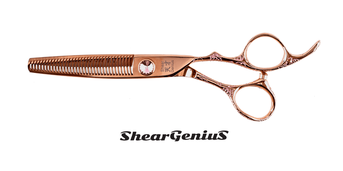 ShearGenius Hairdressing Thinner Rose Tattoo Professional Hairdressing Thinners