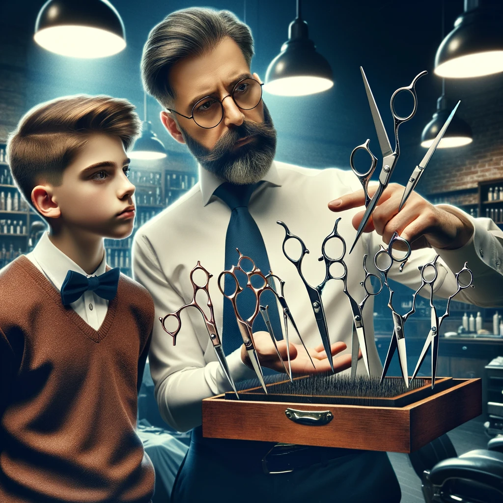 What scissors do Barbers use?