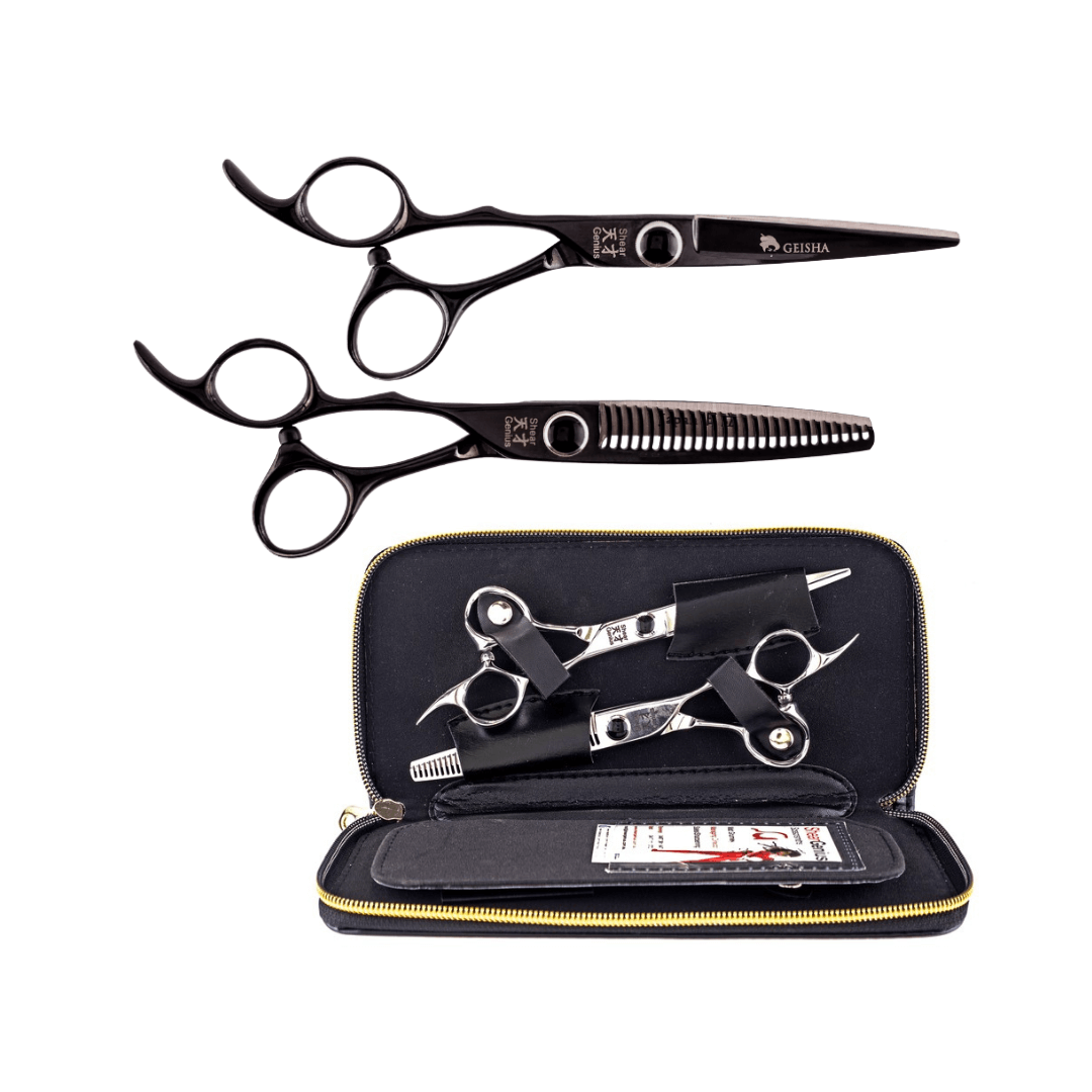 hair cutting left handed scissor