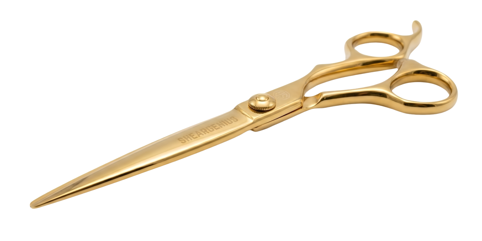 Goldie 24K gold scissor — blade profile