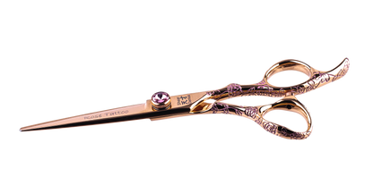 5.5 - 6.6 Rose Tattoo Professional Hairdressing Scissors and 6030 Thinners Bundle