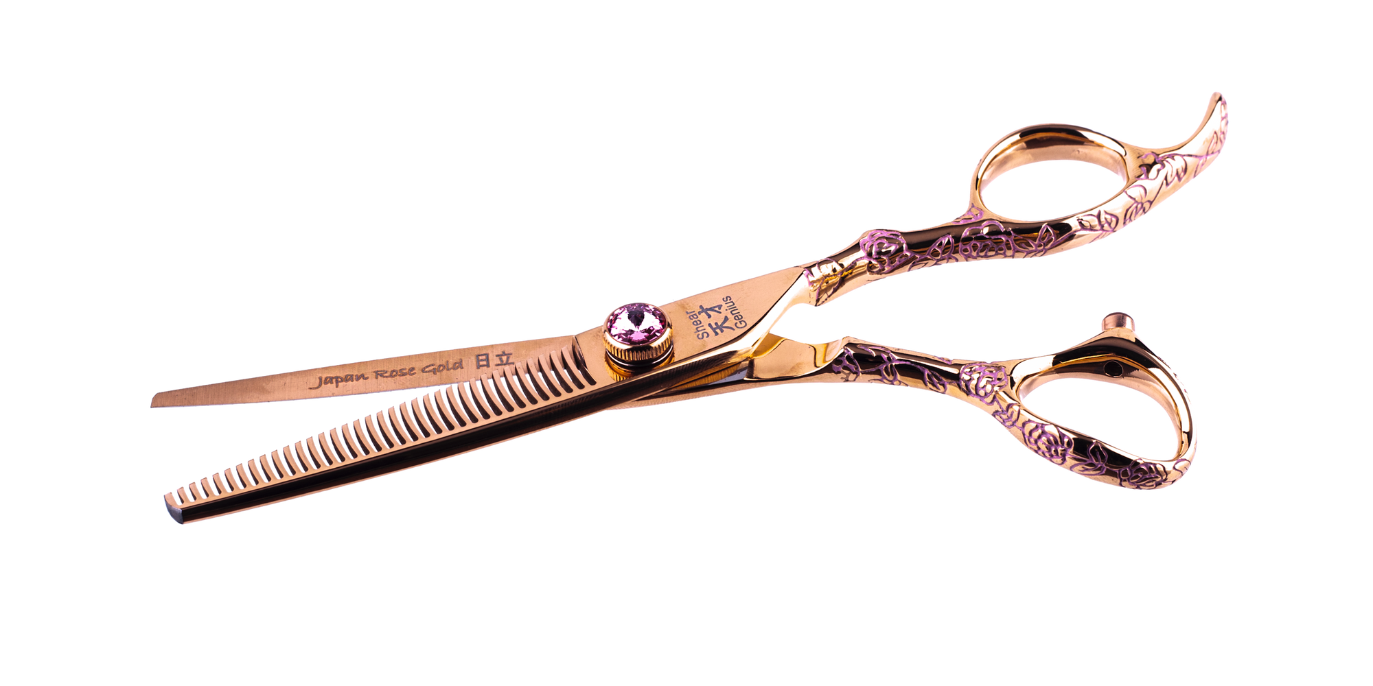 Rose Tattoo Professional Hairdressing Thinners - Professional Hairdressing Scissors by ShearGenius