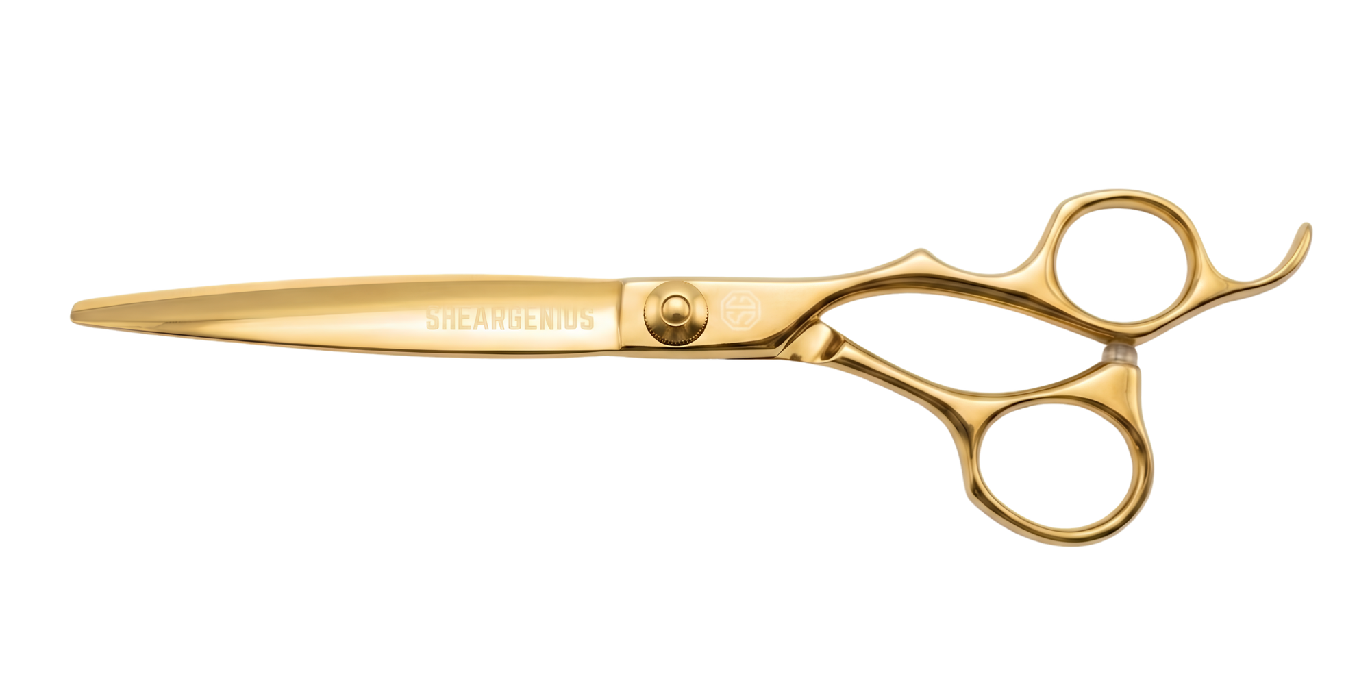 Goldie 24K gold-plated hairdressing scissor by ShearGenius