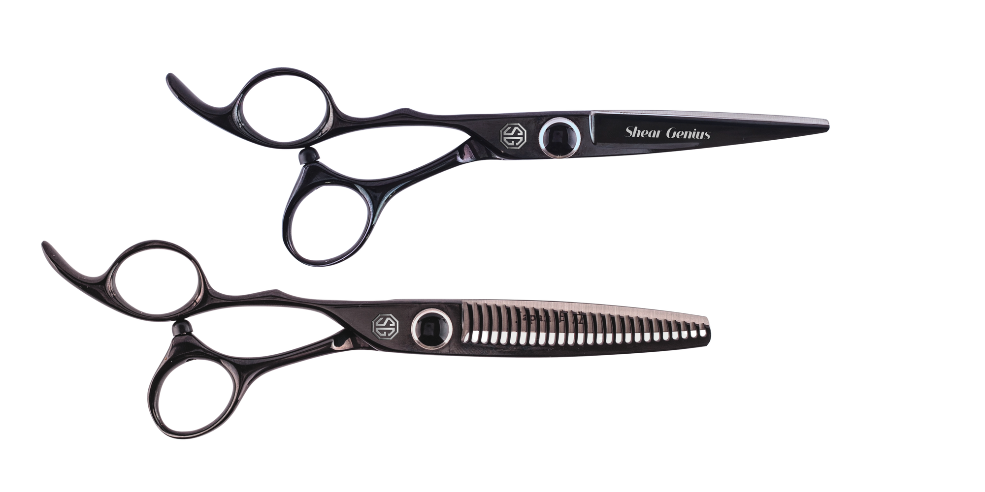 Geisha Left Handed Scissors Bundle - Professional Hairdressing Scissors by ShearGenius