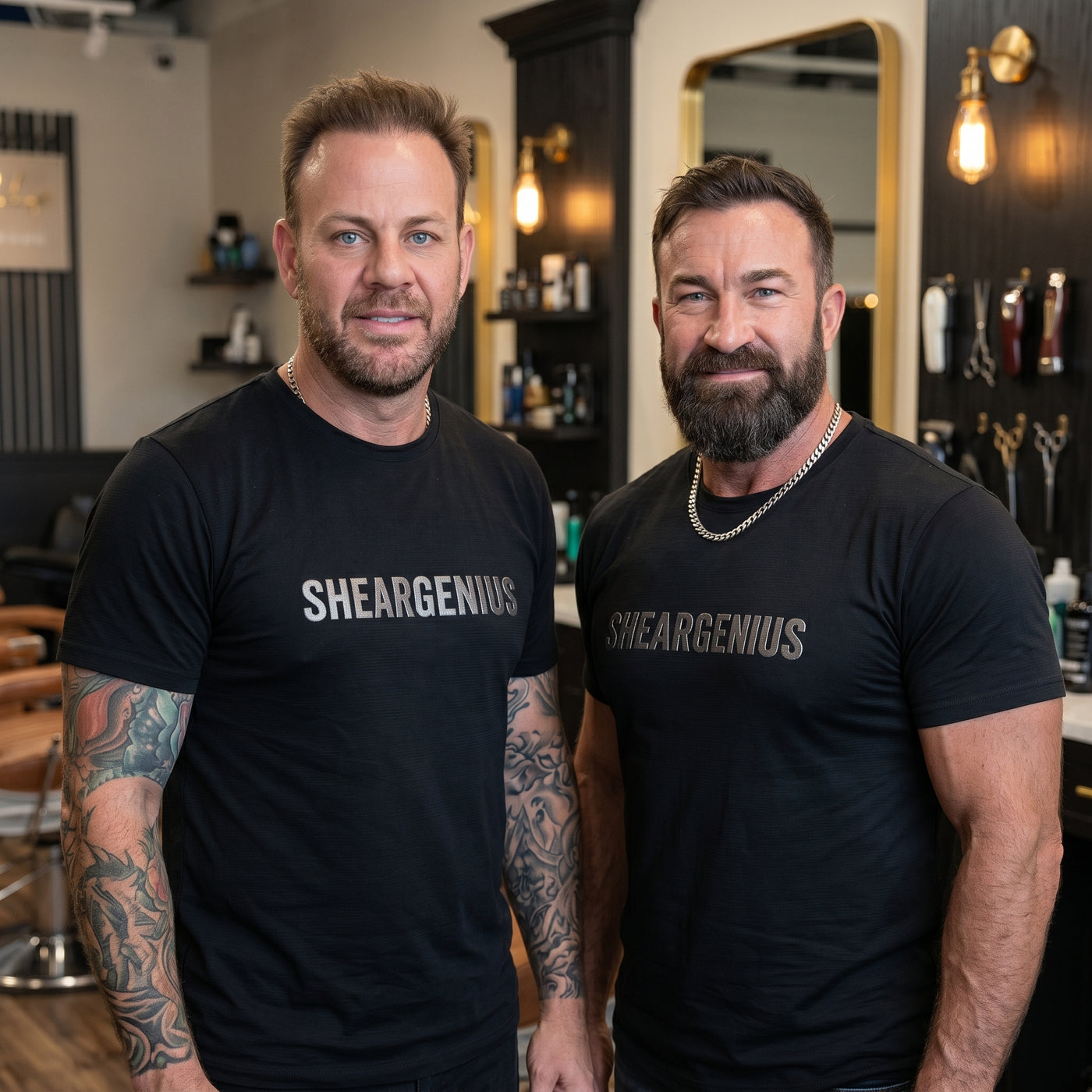 Matt Grumley and Aaron Adams — ShearGenius mobile sharpening team