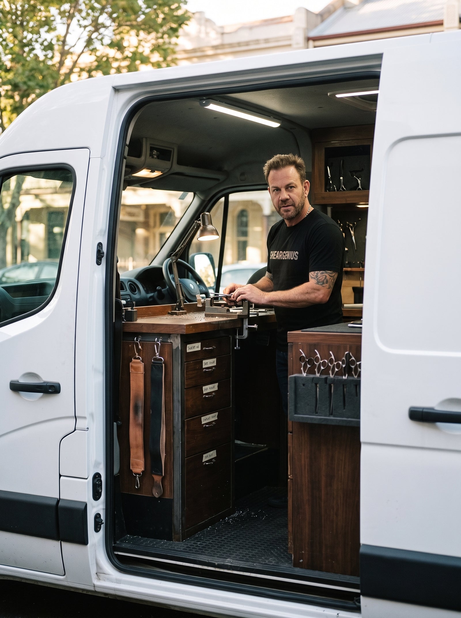 Matt Sharpening in Van