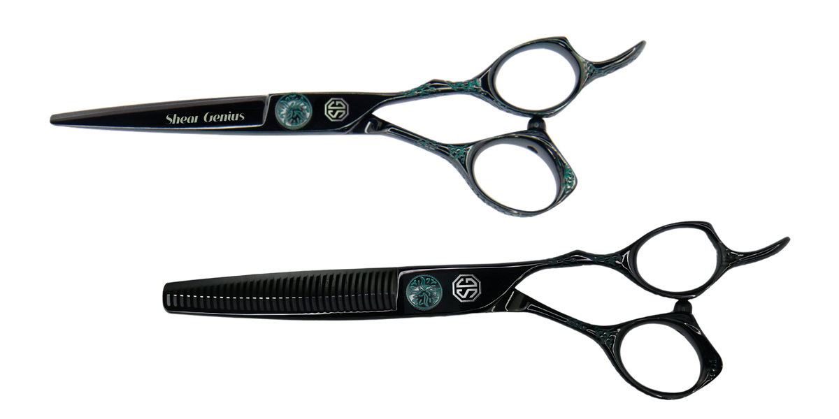 Jada Professional Hairdressing Scissor and Thinner Bundle - Professional Hairdressing Scissors by ShearGenius