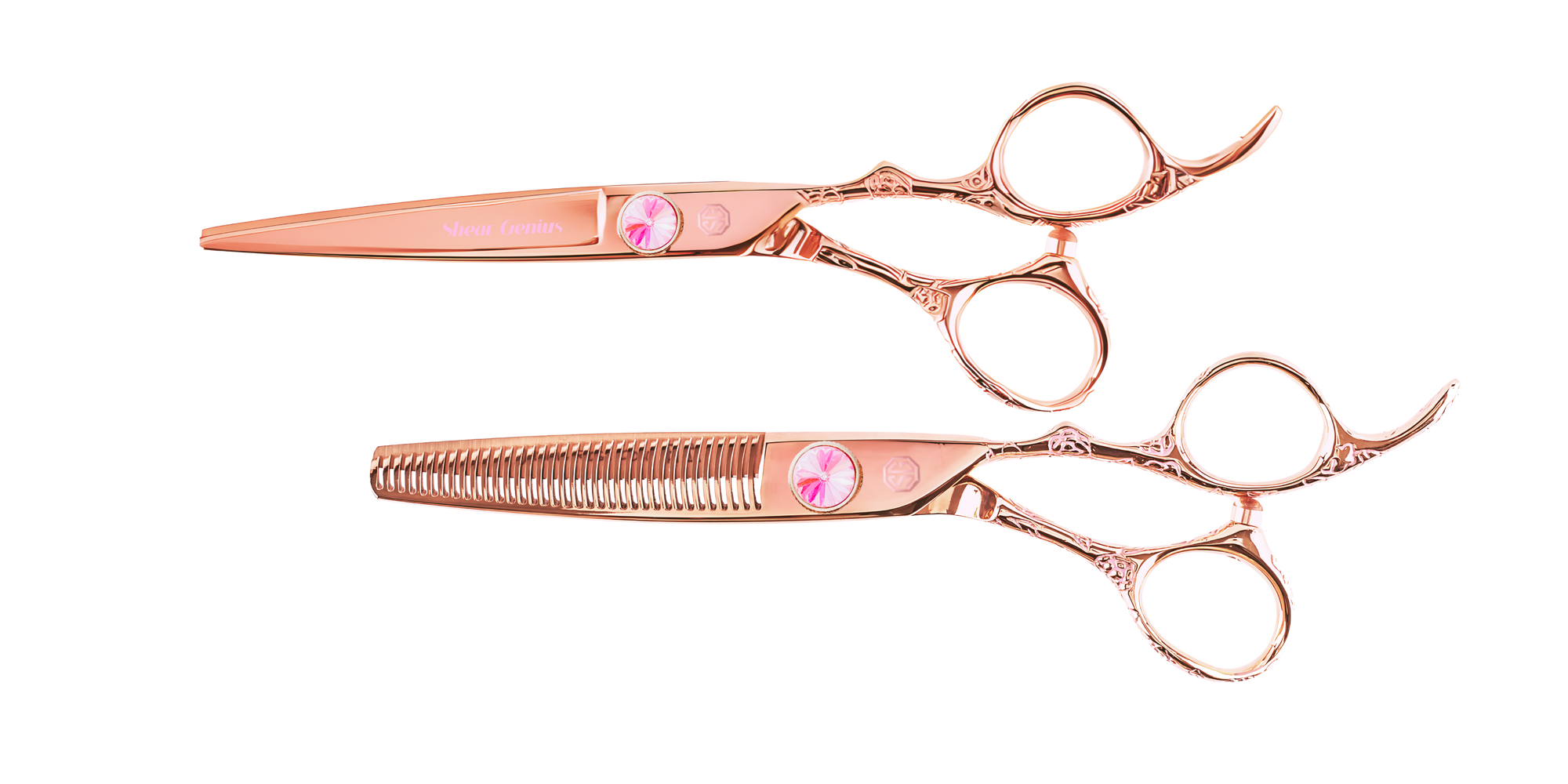 Rose Tattoo Professional Hairdressing Scissors and Thinners Bundle - Professional Hairdressing Scissors by ShearGenius