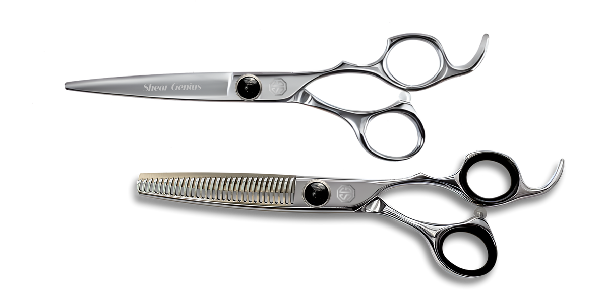 Firebird Scissor and Thinner Bundle - Professional Hairdressing Scissors by ShearGenius