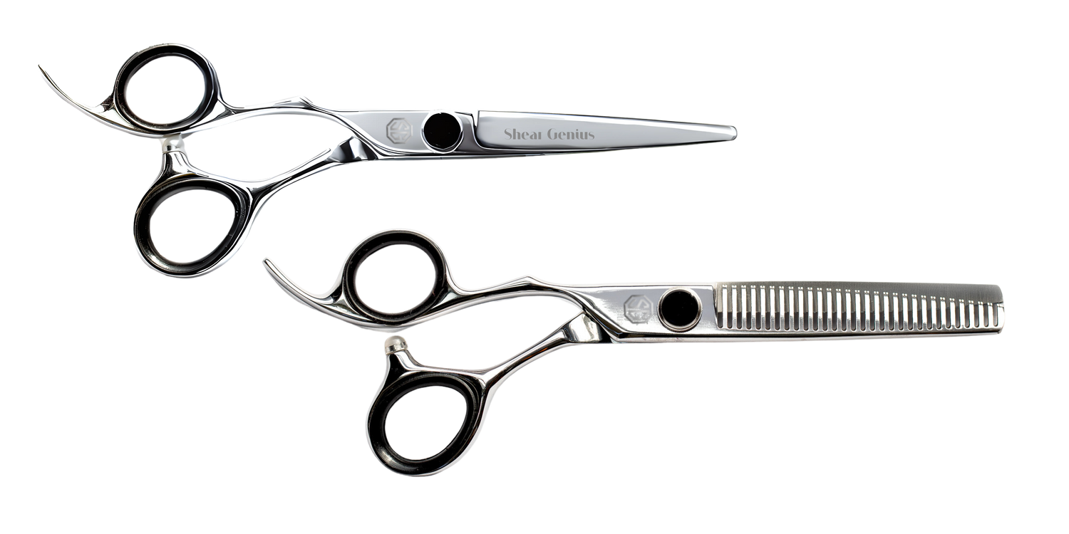 Young Genius Left-Handed Bundle - Professional Hairdressing Scissors by ShearGenius