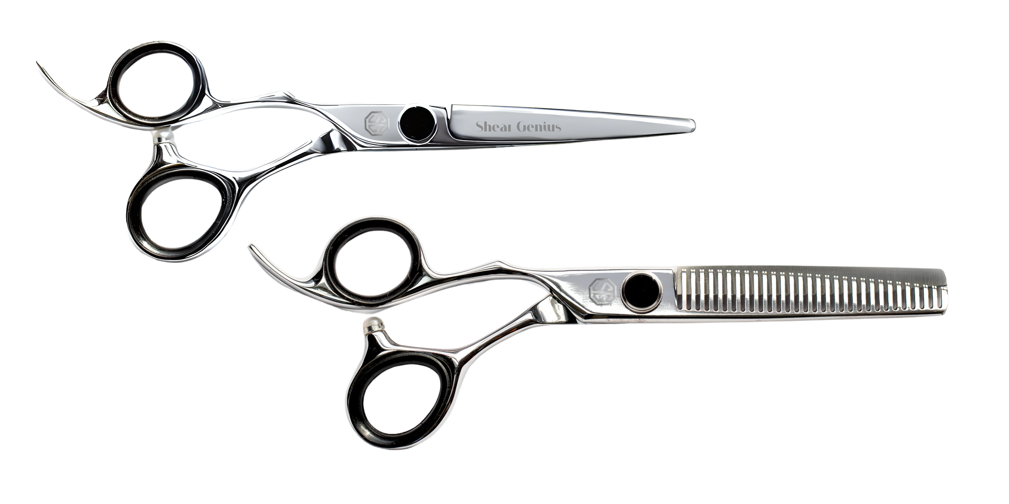 Young Genius Left-Handed Bundle - Professional Hairdressing Scissors by ShearGenius