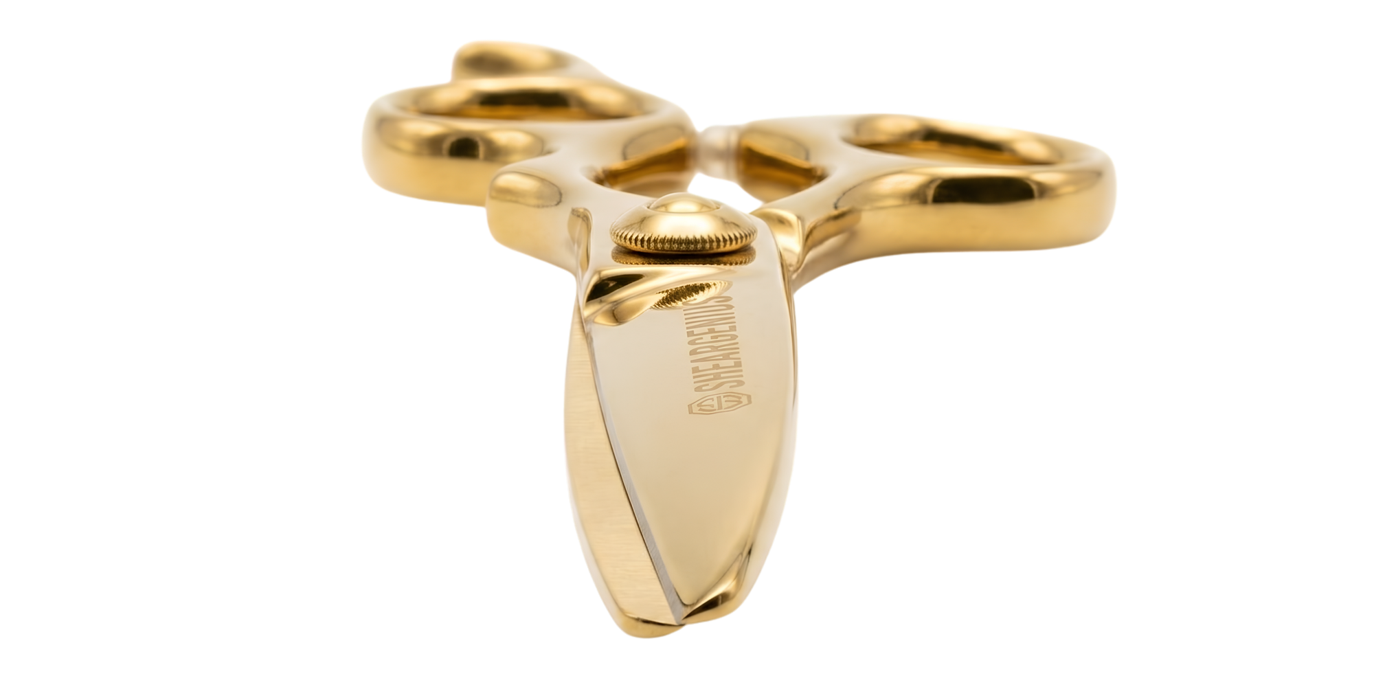 Goldie 24K gold scissor — tip detail