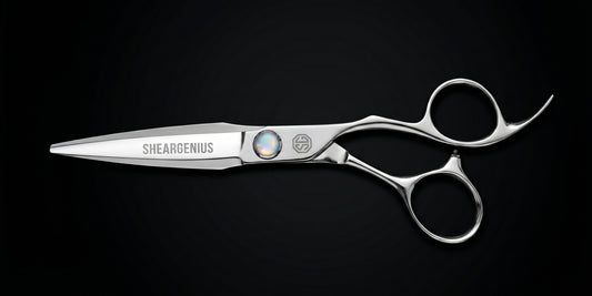Diamond Professional Hairdressing Scissors - top down flat
