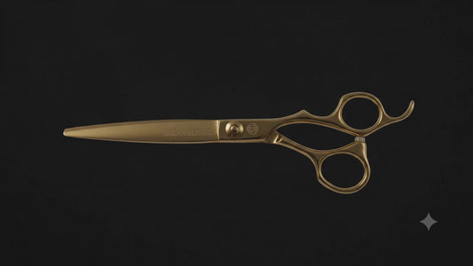 Goldie 24K gold scissor — cinematic film