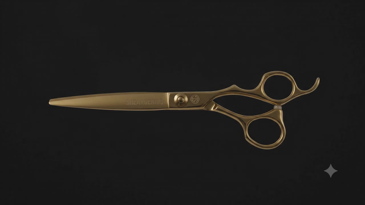 Goldie 24K gold scissor — cinematic film