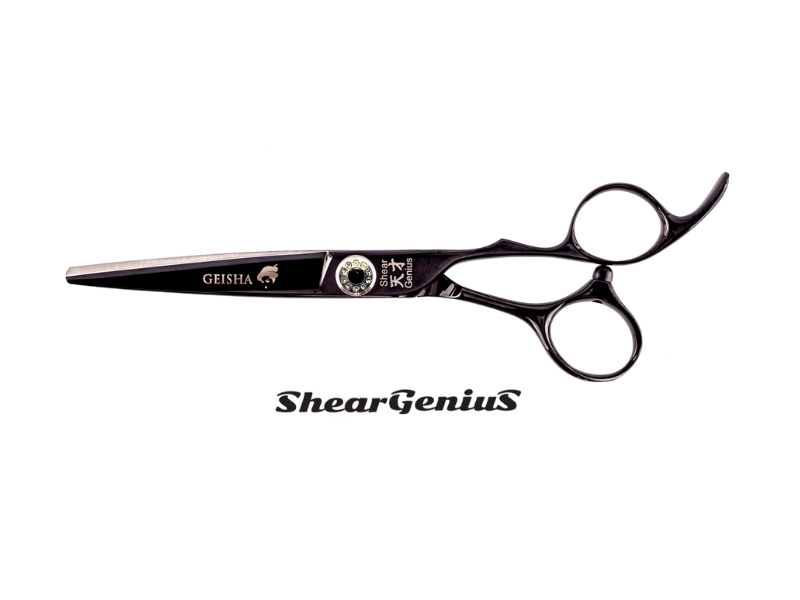 ShearGenius Hairdressing Scissor 6.0 / Black Diamante Geisha Professional Hairdressing Scissors