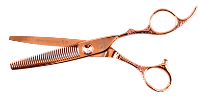 ShearGenius Hairdressing scissor Bundle Rose Tattoo Professional Hairdressing Scissors and Thinners Bundle