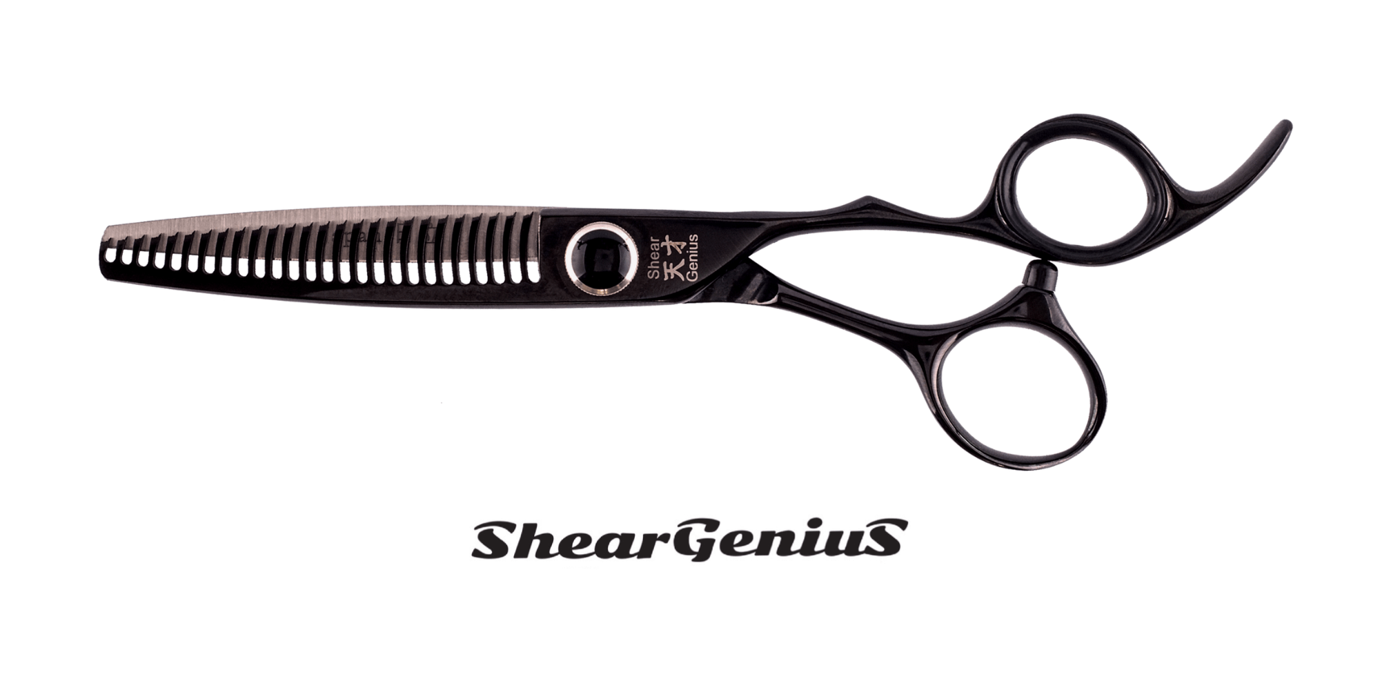 ShearGenius Hairdressing Thinner Black Geisha Professional Thinning Scissor