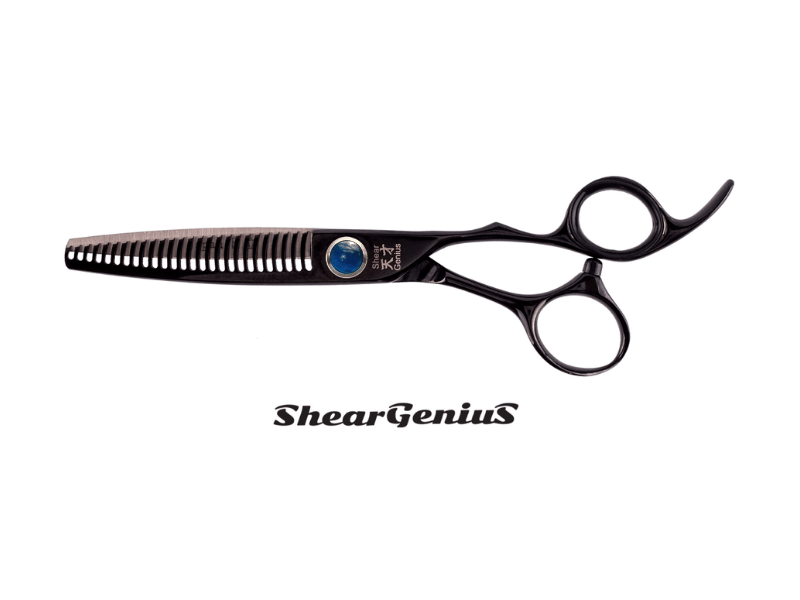 ShearGenius Hairdressing Thinner Blue Geisha Professional Thinning Scissor