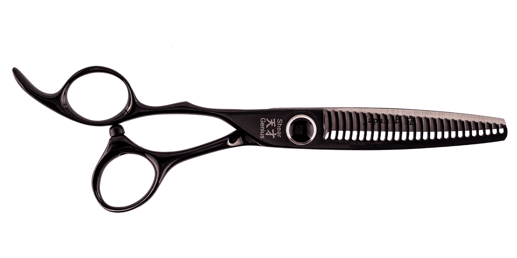 Geisha is a 26-tooth medium texturizing shear that will float through your client’s hair. Each tooth is micro serrated and perfectly arched, allowing the hair to sli{{ product.title | escape }} - High-Quality Professional Hairdressing Scissors